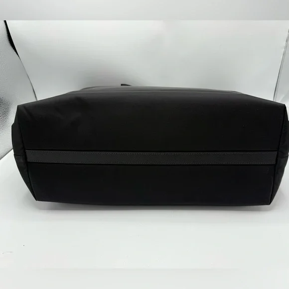 NWT PRADA Re-Nylon/ Leather Padded Large Black tote/ shopping Bag Crossbody mens - Picture 6 of 17
